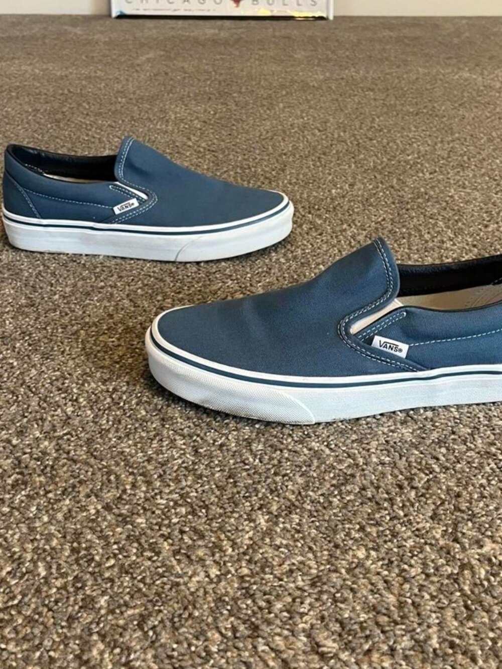 Vans Women's Blue and Navy Trainers